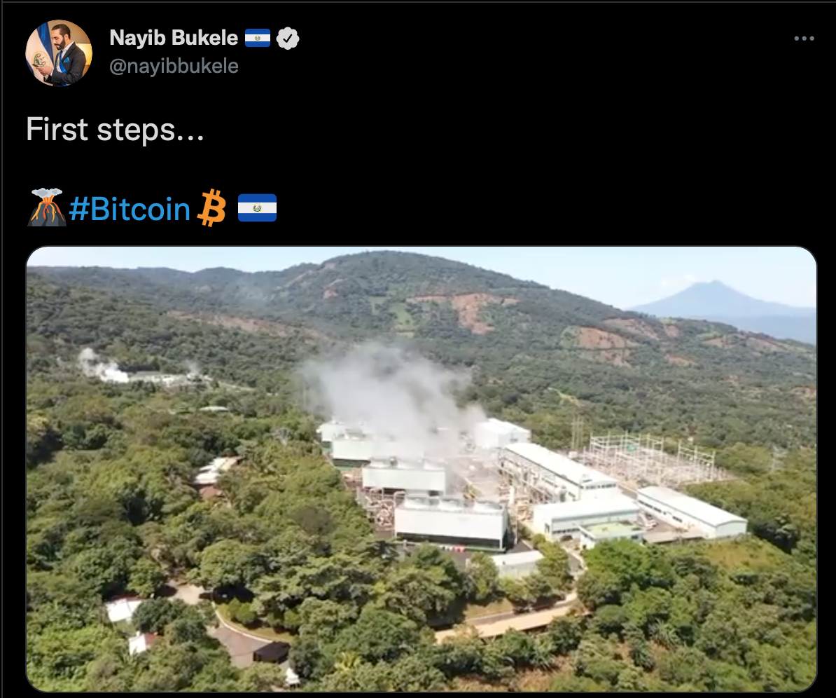 Nayib Bukele, Bitcoin Mining, Volcanos