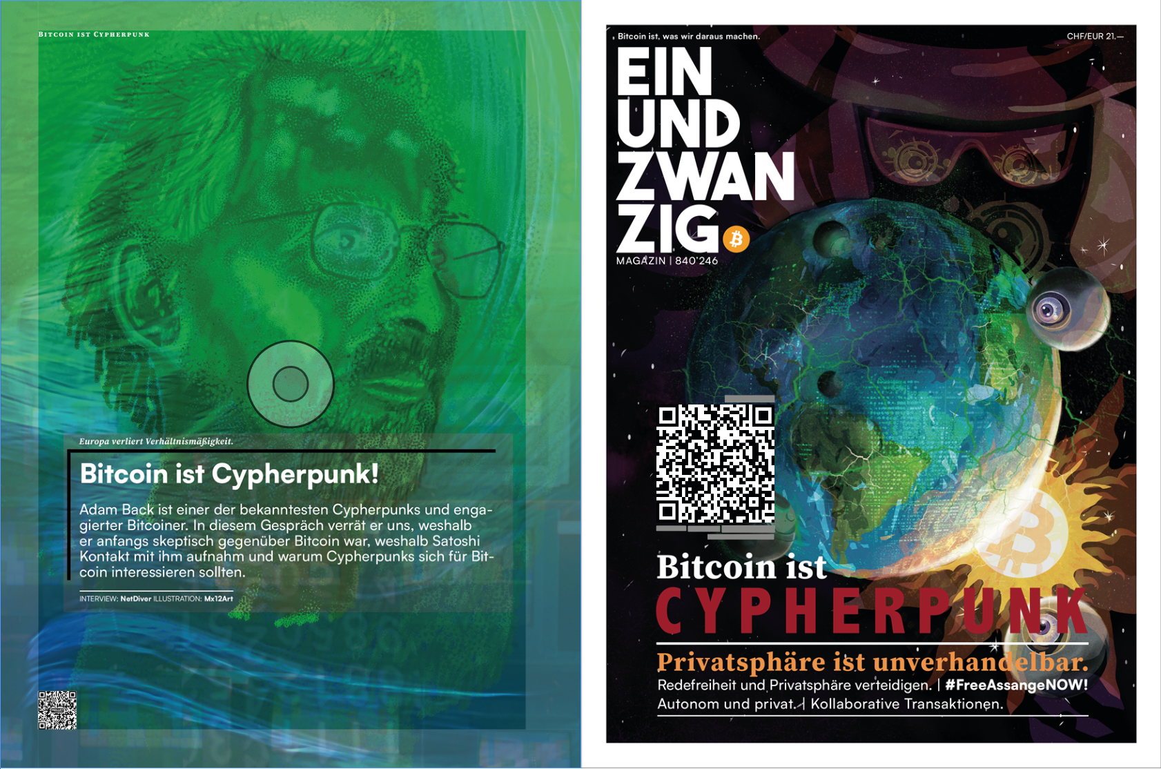 Adam Back, Bitcoin is Cypherpunk. #21magazin